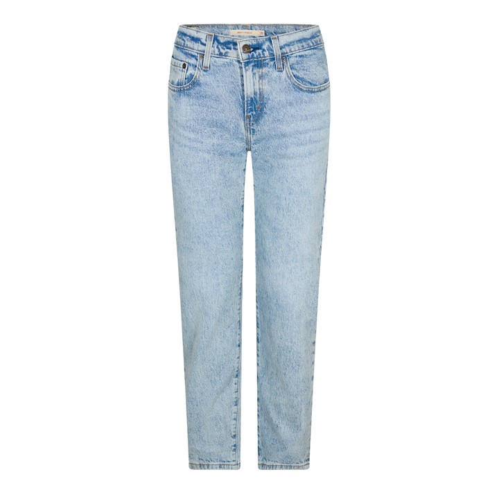 Levis Women's Blue Straight Leg Jeans in Size 25 L31, Sports Direct