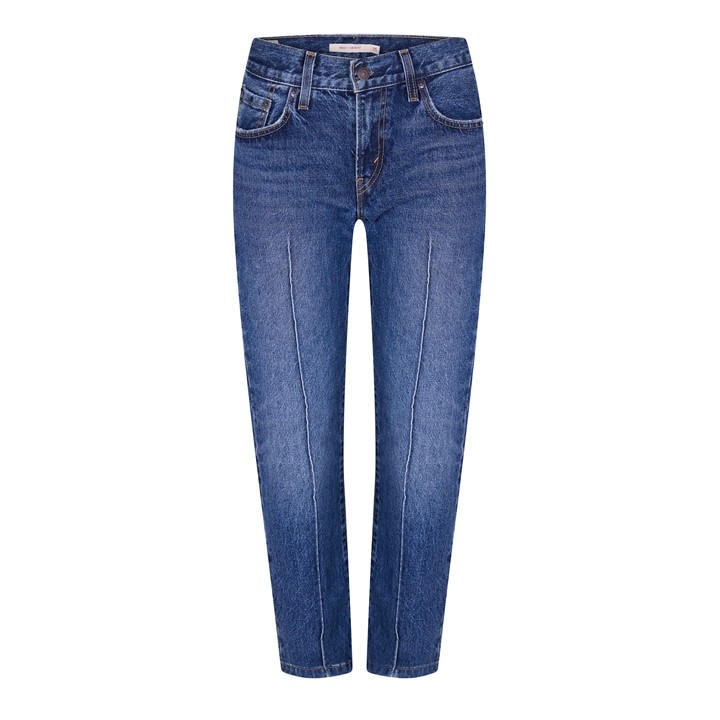 Levis Women's Blue Middy Straight Leg Jeans in Size 25 L31, Sports Direct