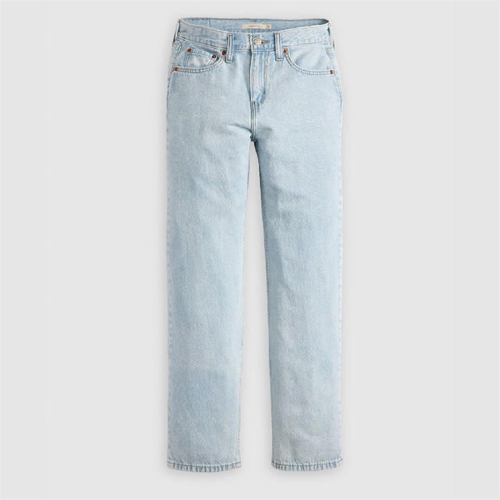 Levis Women's Blue Low Pro Straight Leg Jeans in Size 25 L32, Sports Direct