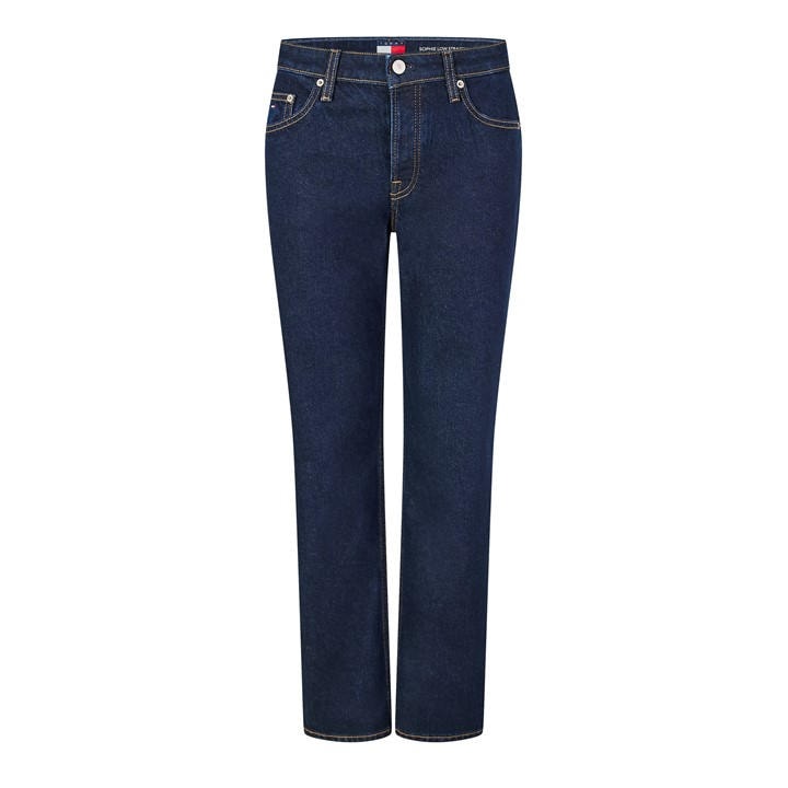 Tommy Jeans Women's Blue Straight Leg Jeans in Size 28 S, Sports Direct