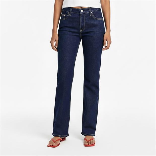 Denim Dark - Tommy Jeans - Women's Straight Leg Jeans