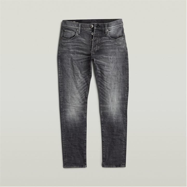 G Star Men's Grey 3301 Taper Jeans in Size 32 L, Sports Direct