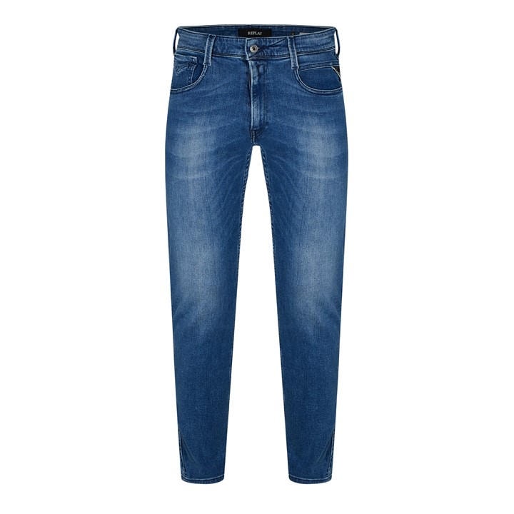 Replay Men's Blue Powerstretch Anbass Slim Fit Jean
