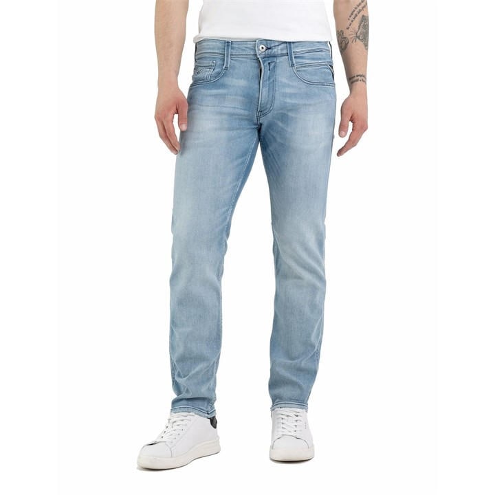 Replay Men's Blue Powerstretch Anbass Slim Fit Jean in Size 38 R, Sports Direct