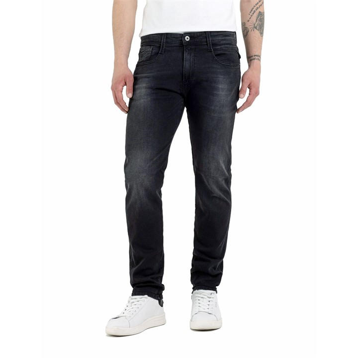 Replay Men's Grey Powerstretch Anbass Slim Fit Jean in Size 32 R, Sports Direct