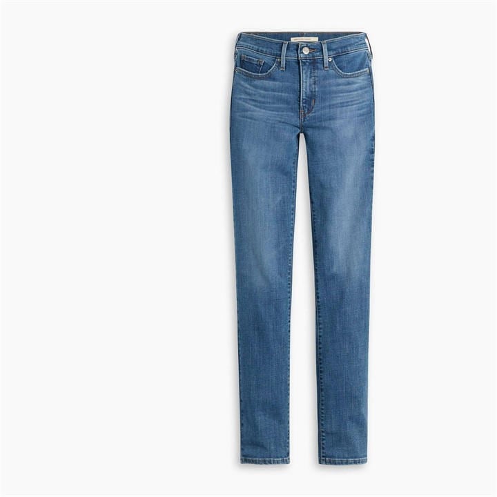 Levis Women's Blue 314 Shaping Straight Jeans in Size 26 L30, Sports Direct