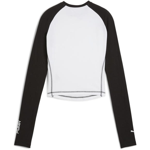 Puma White - Puma - Women's Baby Doll Long Sleeve T-Shirt