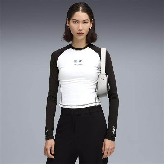 Puma White - Puma - Women's Baby Doll Long Sleeve T-Shirt