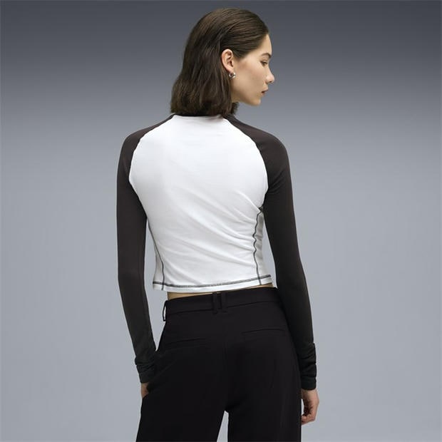 Puma White - Puma - Women's Baby Doll Long Sleeve T-Shirt
