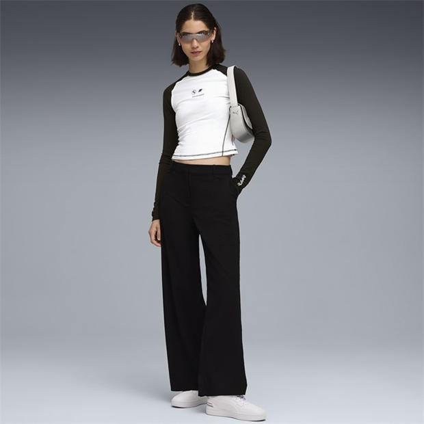 Puma White - Puma - Women's Baby Doll Long Sleeve T-Shirt