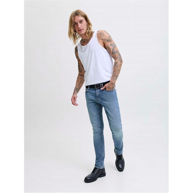 Blue Denim - Jack and Jones - Men's Glenn Original Slim Fit Jeans