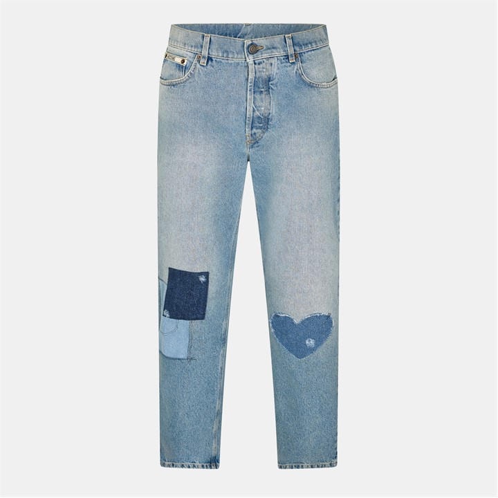 Moschino Men's Blue Slim Fit Jeans in Size L, Sports Direct