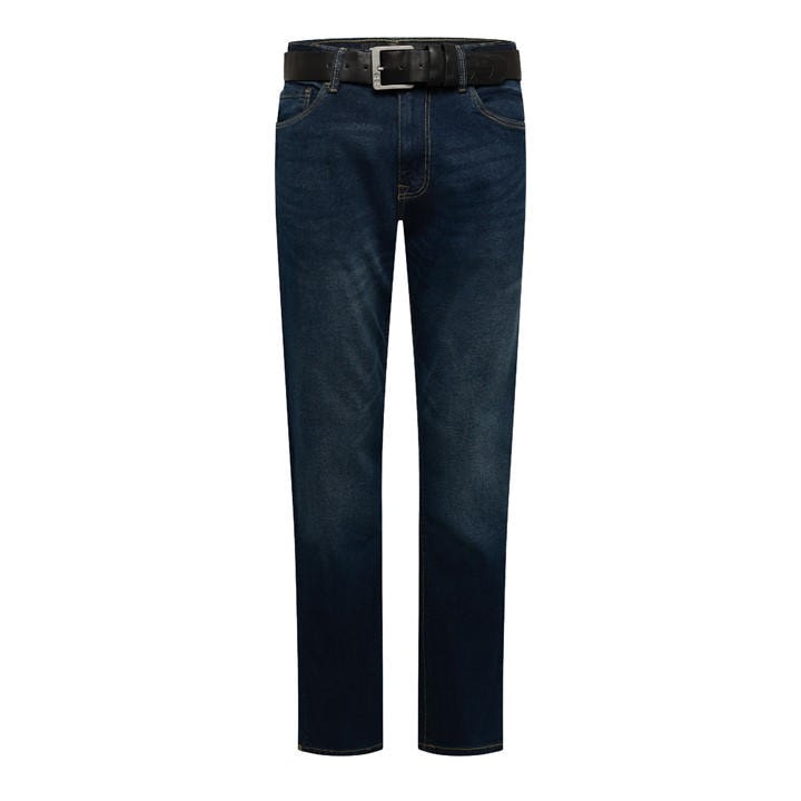 Crosshatch Men's Blue Cadman Straight Leg Jeans in Size 36, Sports Direct