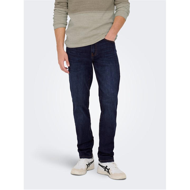 Only And Sons Men's Blue Mat Tapered Jeans in Size 30 R, Sports Direct