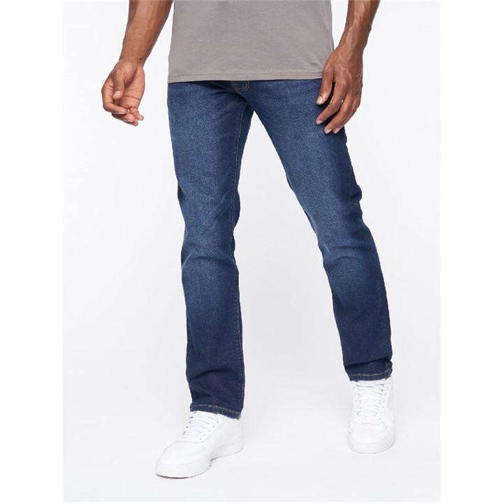 Crosshatch Men's Blue Ch Cadman Strht Jn S in Size 32, Sports Direct