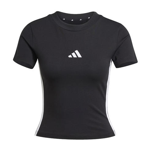 adidas - Essentials 3-Stripes Womens Slim Baby T-Shirt