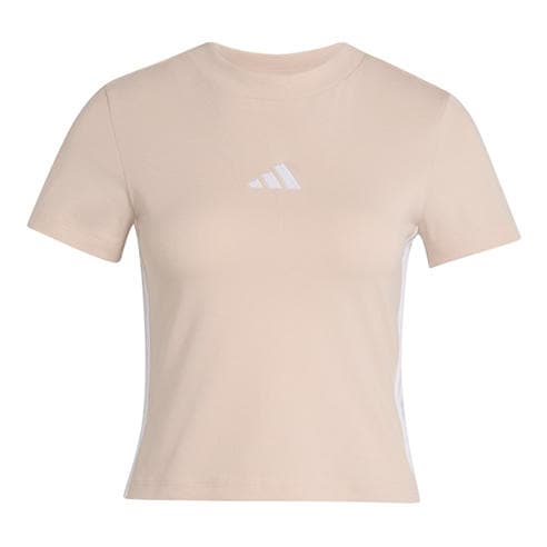 adidas - Essentials 3-Stripes Womens Slim Baby T-Shirt