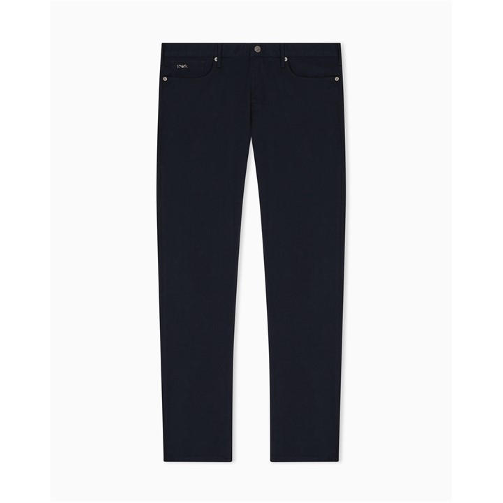 Emporio Armani Men's Blue J06 Slim-Fit Trousers in Size 34 R, Sports Direct