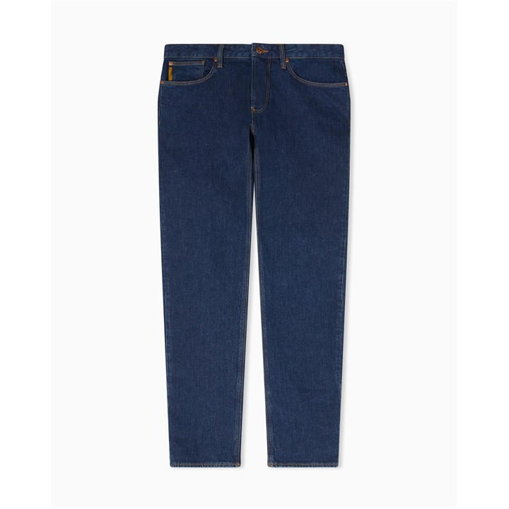 Emporio Armani Men's Blue J06 Slim-Fit Trousers in Size 32 R, Sports Direct