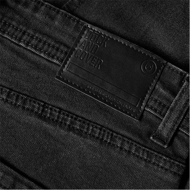 BLACK - Duck and Cover - Men's Crestline Straight Leg Jeans