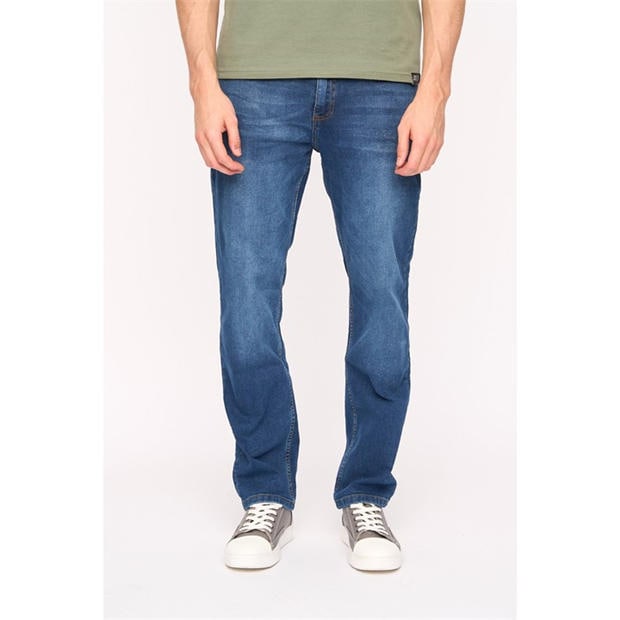 MID WASH - Duck and Cover - Men's Crestline Straight Leg Jeans