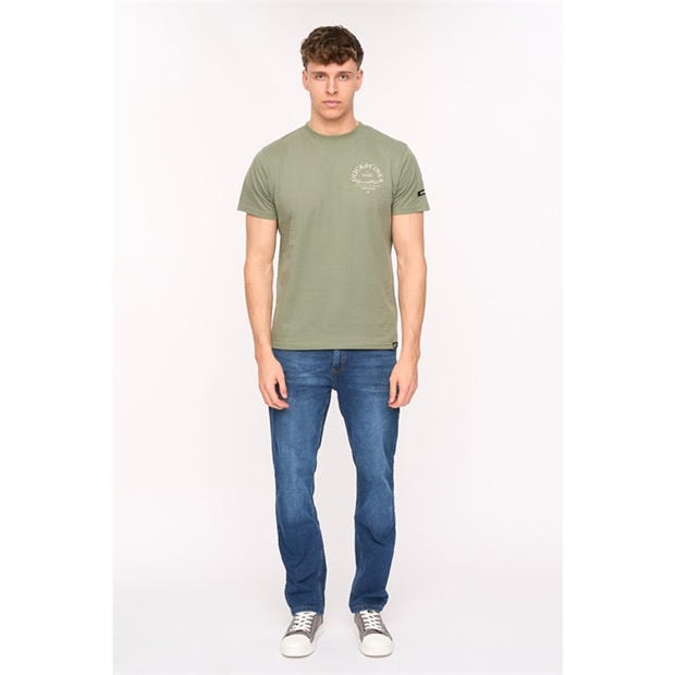 MID WASH - Duck and Cover - Men's Crestline Straight Leg Jeans