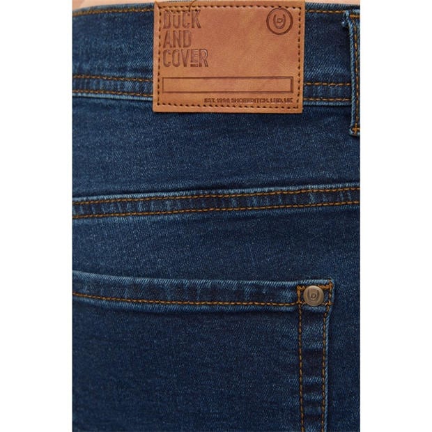 DARK WASH - Duck and Cover - Men's Kelvyn Relaxed Fit Straight Leg Jeans