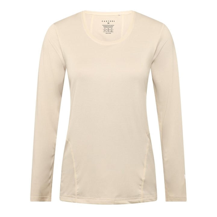 Castore Women's Beige Long Sleeve T-Shirt in Size 10, Sports Direct