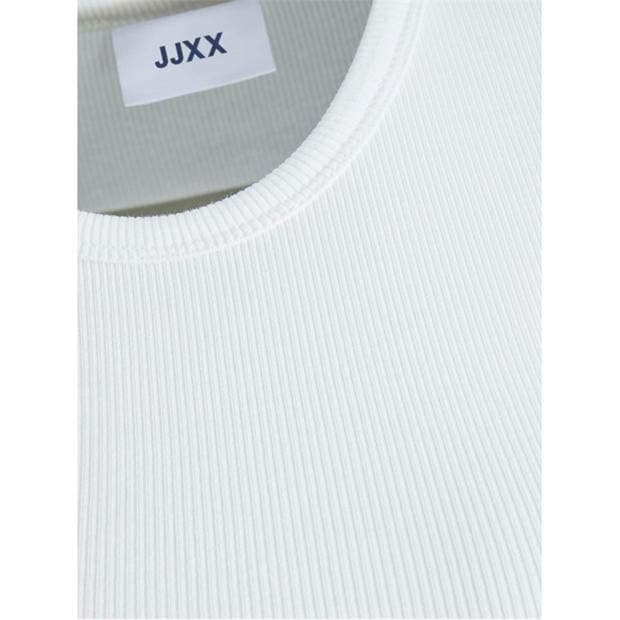 Bright White - JJXX - JJXX Freya Rib T Ls Ld63