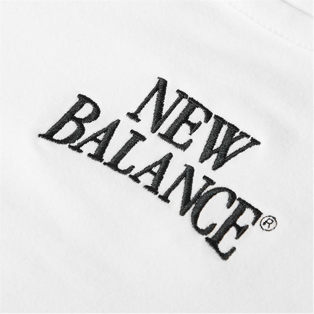White/Black - New Balance - Women's Crop Top