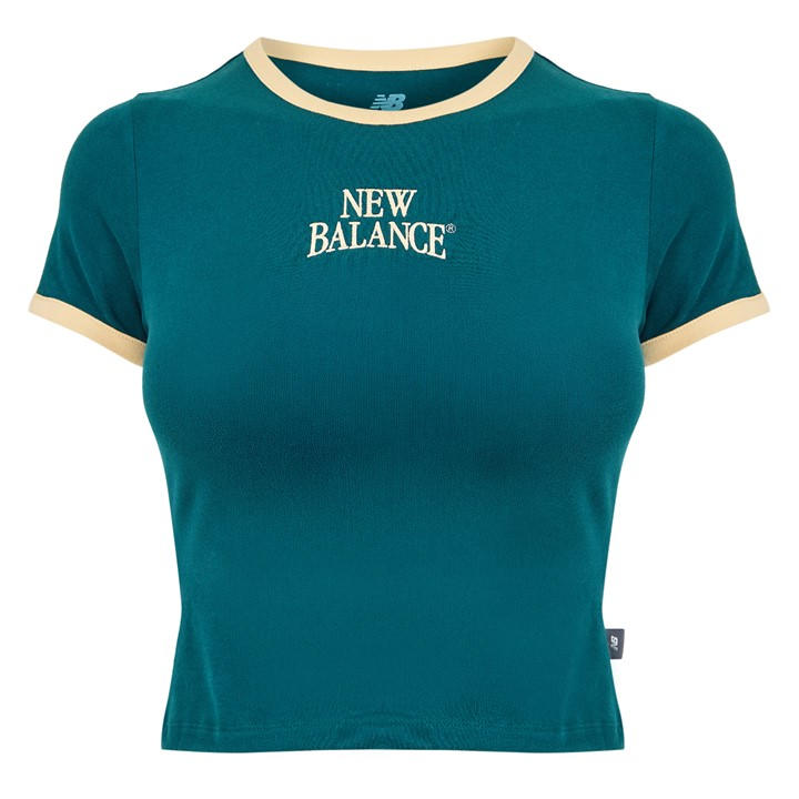 New Balance Women's Blue Crop Top in Size 8, Sports Direct
