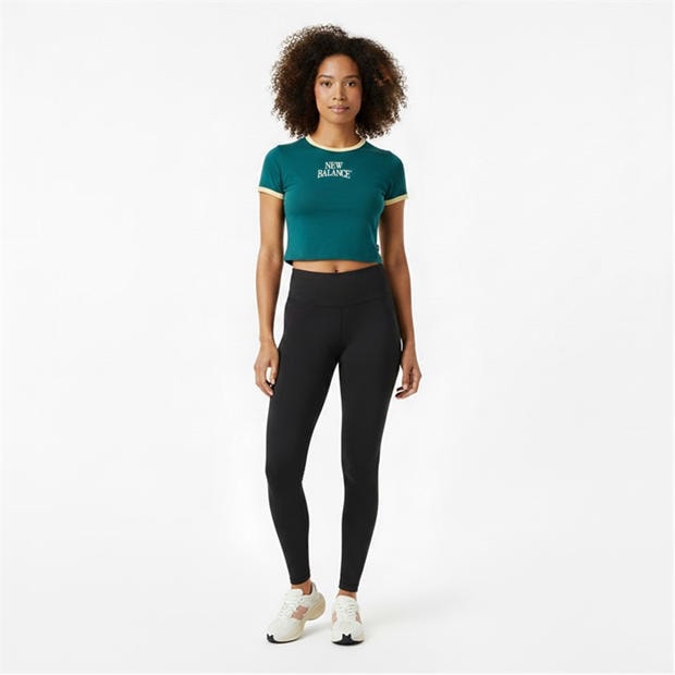 Green - New Balance - Women's Crop Top