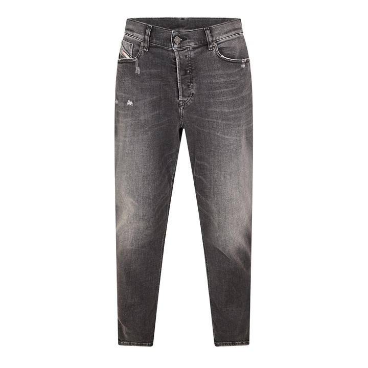 Diesel Men's Black Defining Tapered Jeans in Size M, Sports Direct