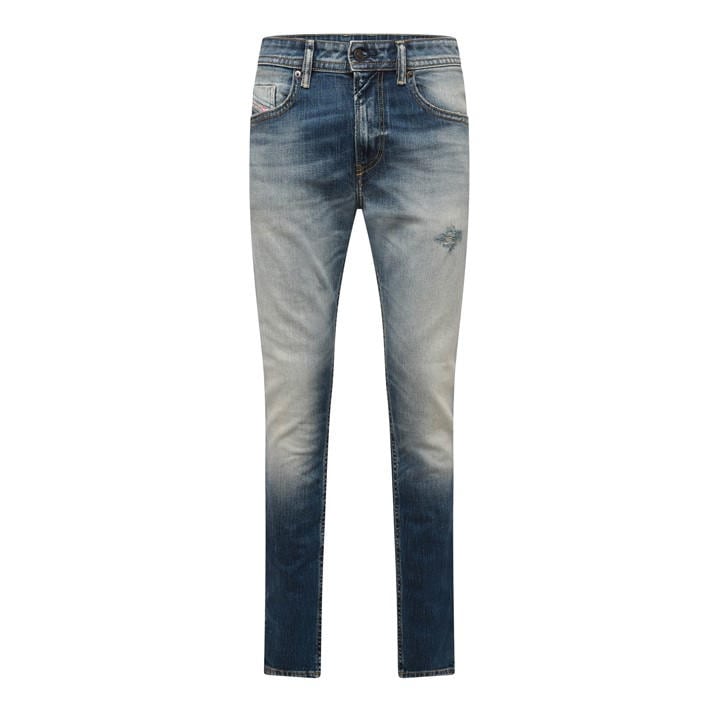 Diesel Men's Thommer-X Slim Fit Jeans - Blue Denim - Size 30W L - Image 3