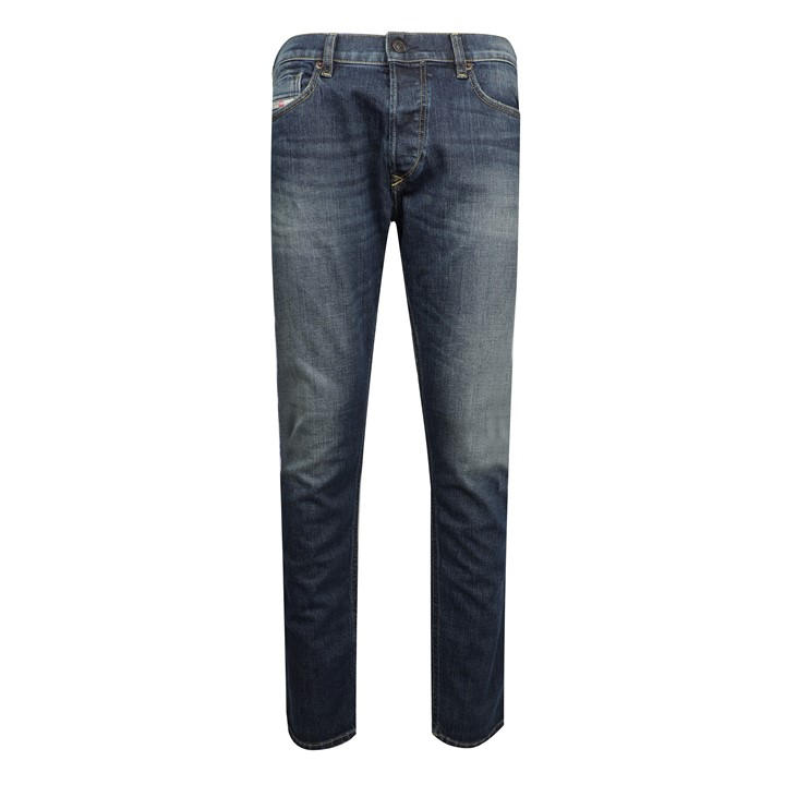 Diesel Men's Blue Tepphar-X Slim Fit Jeans in Size M, Sports Direct