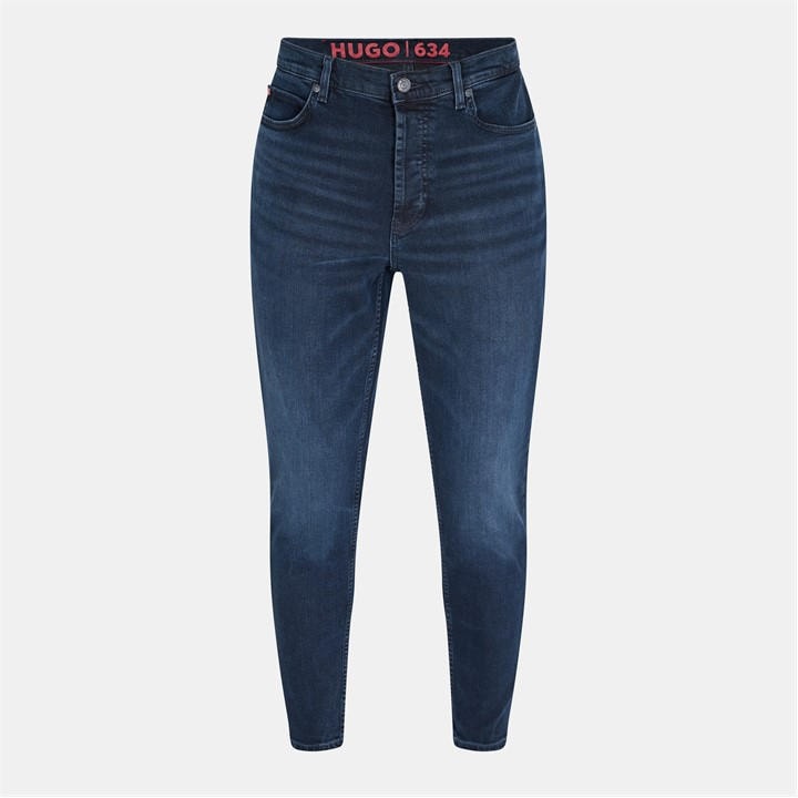Hugo Men's Blue Slim Fit Jeans in Size L, Sports Direct
