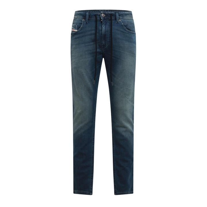 Diesel Men's Blue Thommer-Y-Ne Sweat Slim Fit Jeans in Size 34 R, Sports Direct