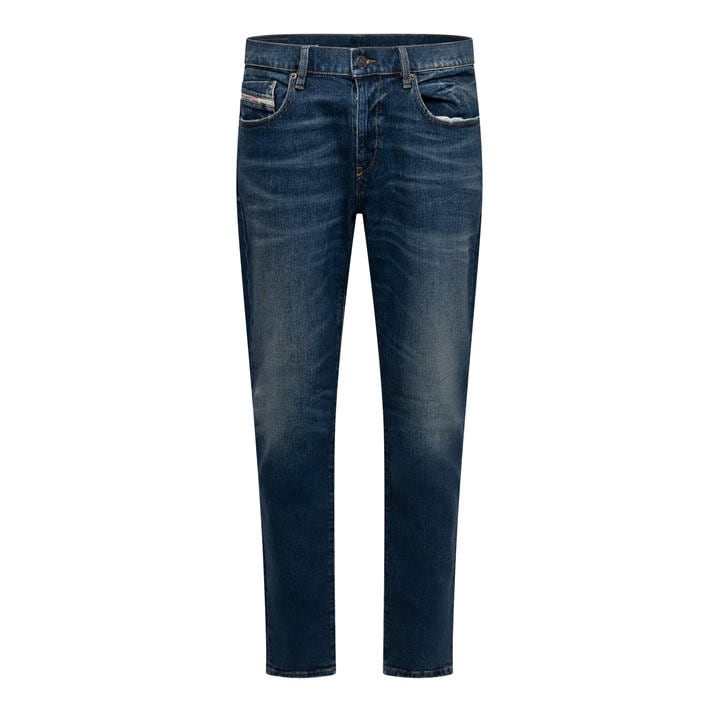 Diesel Men's Blue 2019 D-Strukt Slim Fit Jeans in Size 29 R, Sports Direct