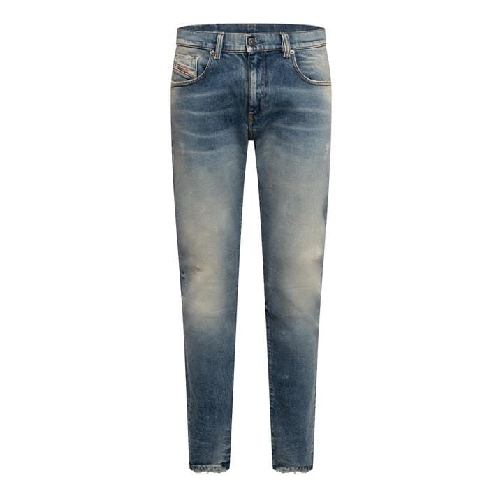Diesel Men's Blue 2019 D-Strukt Slim Fit Jeans in Size 27 R, Sports Direct