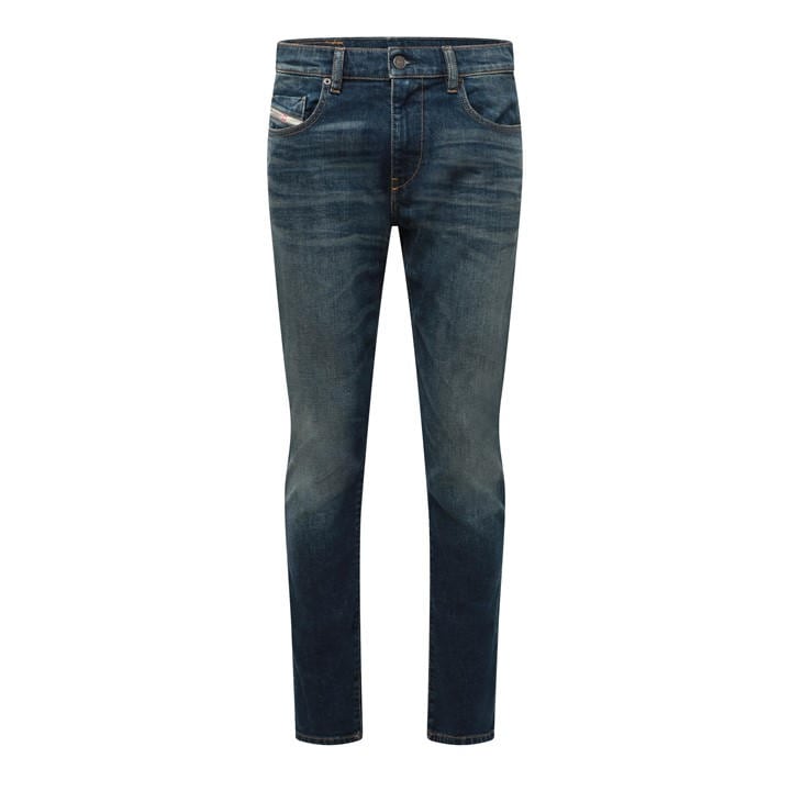 Diesel Men's Blue 2019 D-Strukt Slim Fit Jeans in Size L, Sports Direct