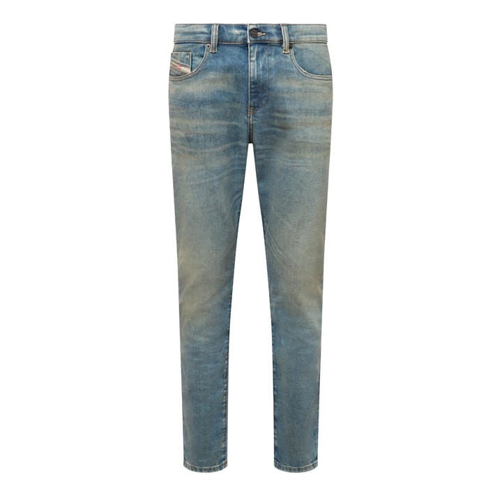 Diesel Men's Blue 2019 D-Strukt Slim Fit Jeans in Size 28 R, Sports Direct