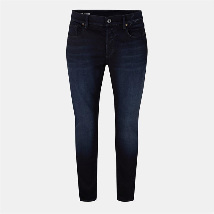 G Star Men's Blue 3301 Slim Jeans Small