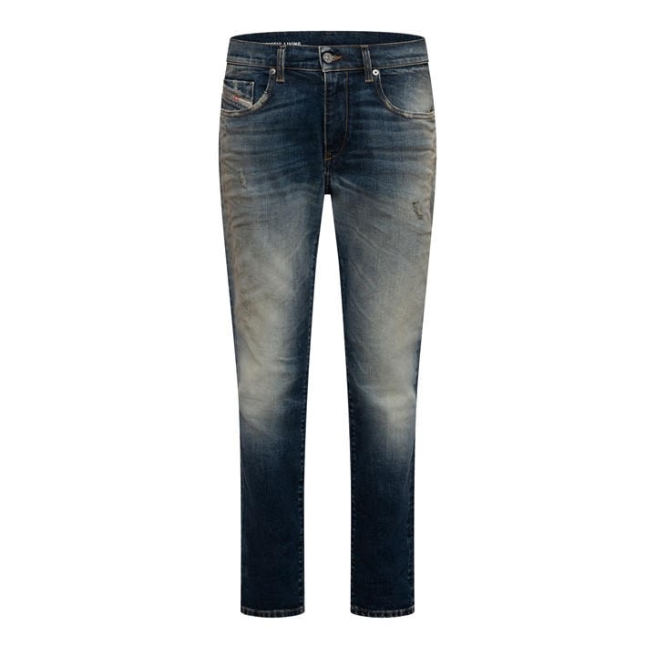 Diesel Men's Blue 2019 D-Strukt Slim Fit Jeans in Size L, Sports Direct