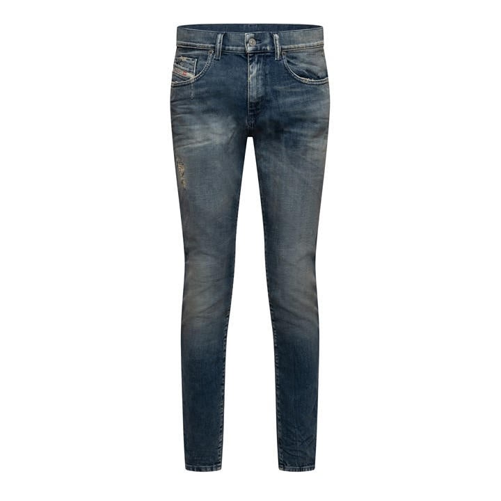 Diesel Men's Blue 2019 D-Strukt Slim Fit Jeans in Size 32 R, Sports Direct