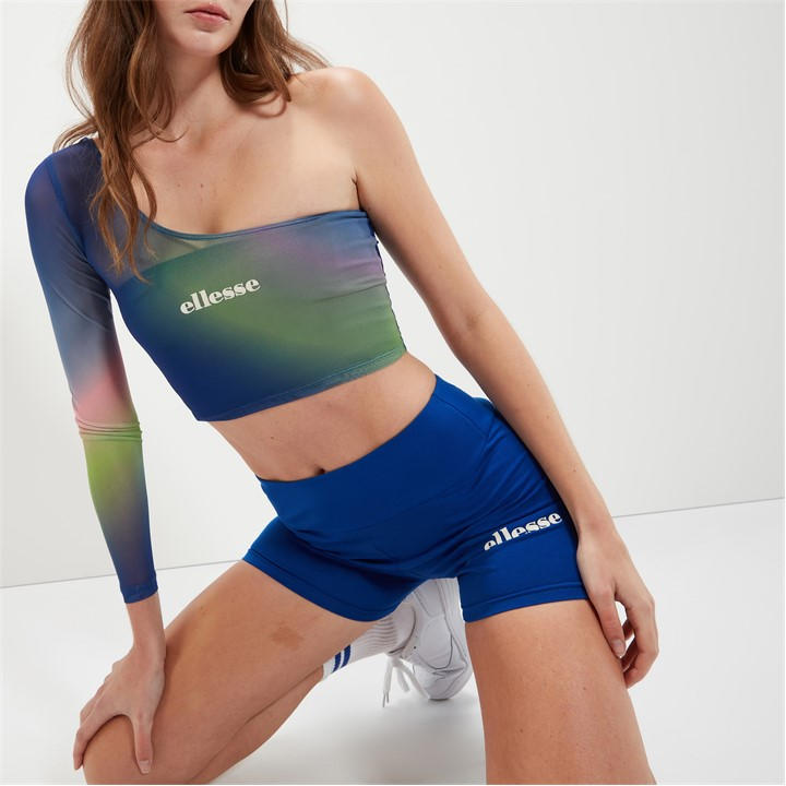 Ellesse Women's Blue Crono T Crop Top in Size 10, Sports Direct
