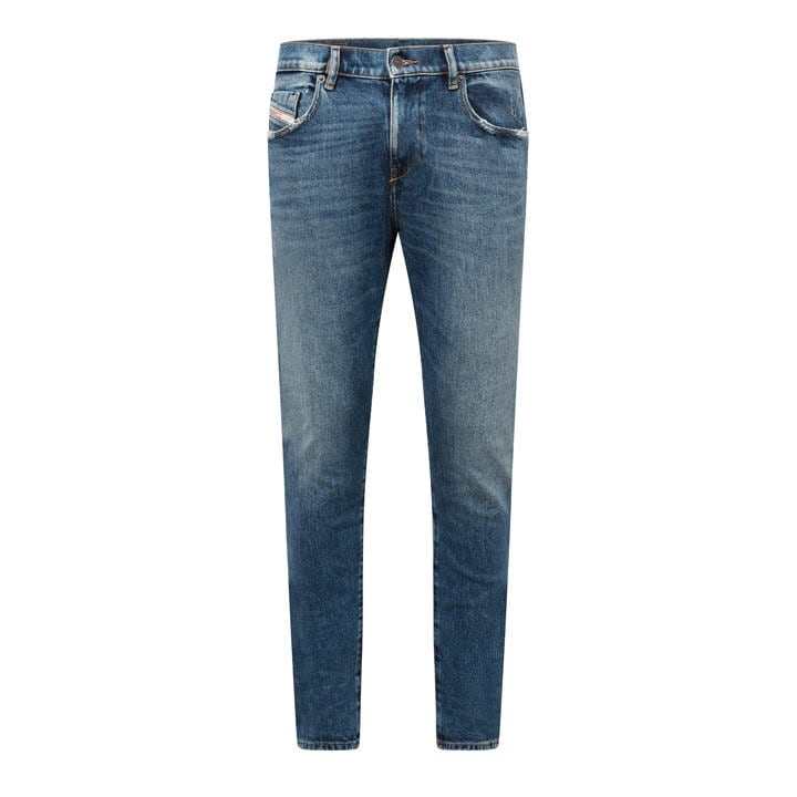 Diesel Men's Blue 2019 D-Strukt Slim Fit Jeans in Size M, Sports Direct