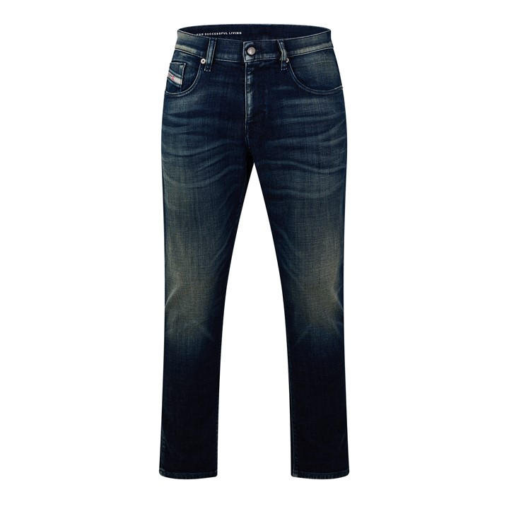 Diesel Men's Blue 2019 D-Strukt Slim Fit Jeans in Size M, Sports Direct