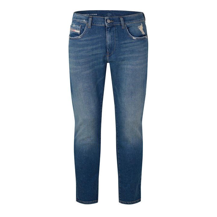 Diesel Men's Blue 2019 D-Strukt Slim Fit Jeans in Size M, Sports Direct