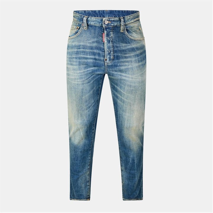 Dsquared2 Men's Blue Denim Straight Leg Jeans in Size 32 R, Sports Direct