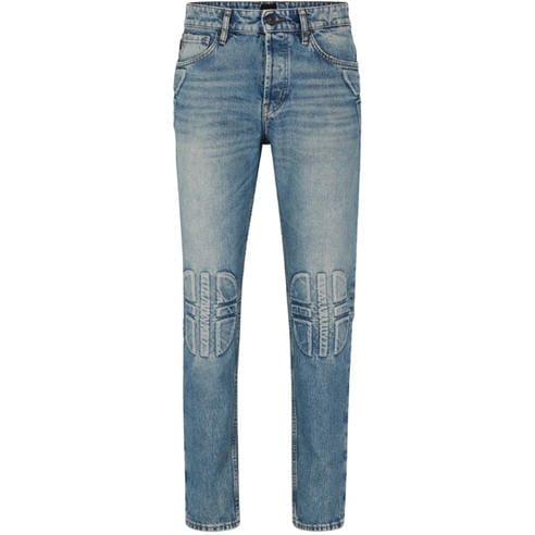 Boss - Men's Troy Biker Bc Slim Fit Jeans
